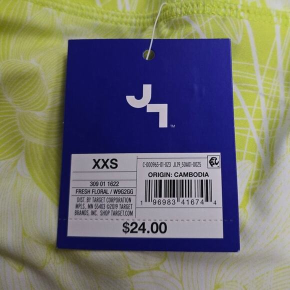 Floral Print High-Rise Bike Shorts 4" | JoyLab | XX Small - Picture 9 of 10